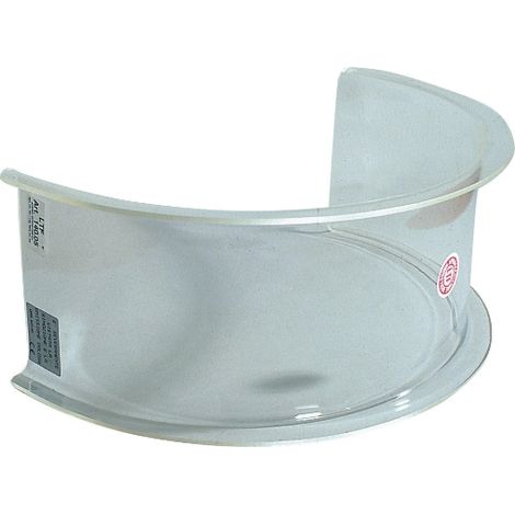 PROTECCIONES Para torno, en material plastico trasparente, contra impacto y sin fijación 140.08 140.08 PROTECTOR TORNO PLASTICO TRANSP.Ø550MM ANCHO 240MM