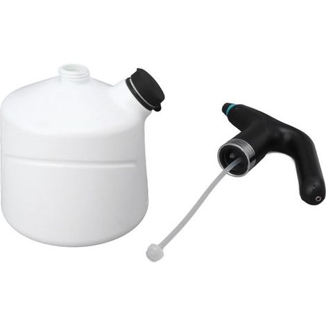 - Aspersor eléctrico para plantas - Aspersor portátil para jardín - Riego automático - Negro - Aspersor tipo bomba - Uso interior y exterior - 2 litros (1/5)