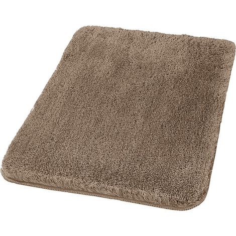 Primaster Badteppich taupe 70 x 120 cm Badematte Badvorleger Duschvorleger Bad