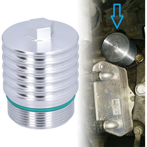 Boîtier de filtre à huile pour voiture DSG-6, dissipateur thermique en alliage d'aluminium, compatible avec Volkswagen Audi DQ250 (BX102122).