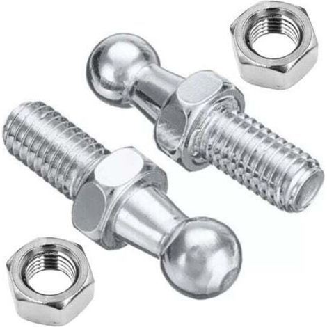 [NEVER USED] M8 Ball Joint - M8 Bolt 2 Pieces Professional M8 Ball Joint Bolt Replacement for Gas Springs Spherical End Cap