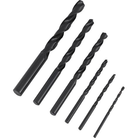 Extracteur de vis à tête cassée dans une boîte en plastique de 12 pièces (extracteur n° 1-6 plus 6 jeux de forets) (1/5)