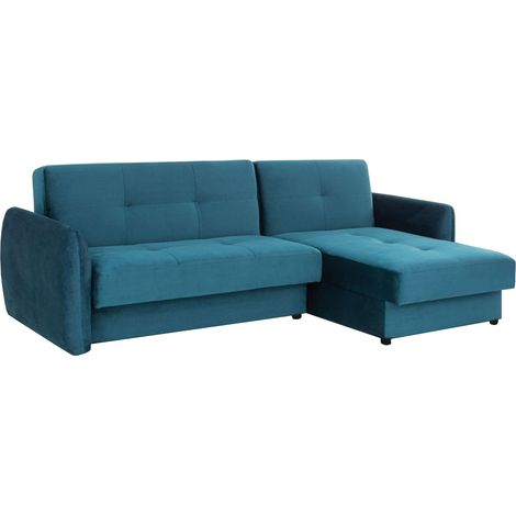 Canapé D'angle Convertible Kain Turquoise