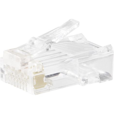 Fiche modulaire mâle non blindée Cat.5e TRU COMPONENTS 1582438 RJ45 mâle, droit 1 pc(s)