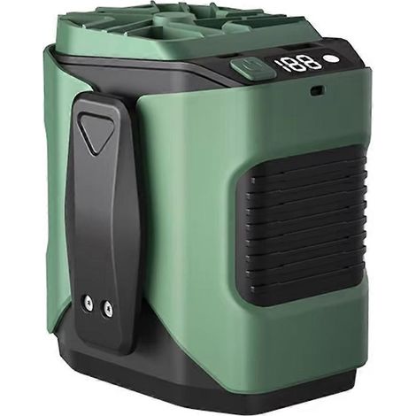 Tragbarer Clip-Ventilator für die Taille, 100 einstellbare Geschwindigkeiten, kleiner Hängeventilator zur Kühlung des Nackens, ideal für Reisen, Camping und Baustellen im Freien. (1/5)