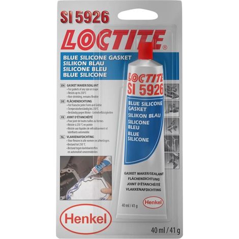 Loctite – Pâte à joint silicone bleue 40 ml – Étanchéité flexible pour carters moteur – Résiste aux huiles et aux températures jusqu'à 200 °C