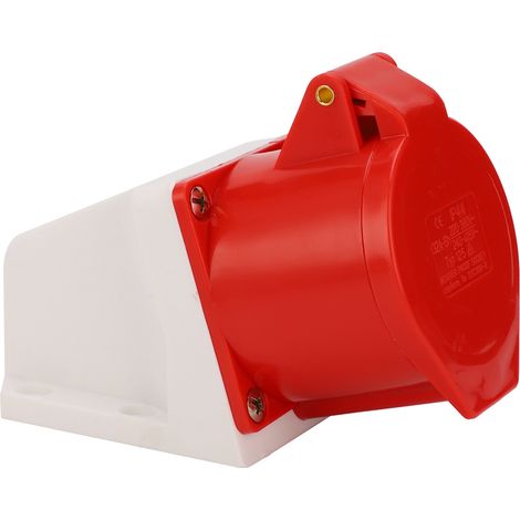Prise industrielle triphasée antidéflagrante à 5 pôles pour installation ouverte, 32 A, 220–380 V / 240–415 V (1/5)