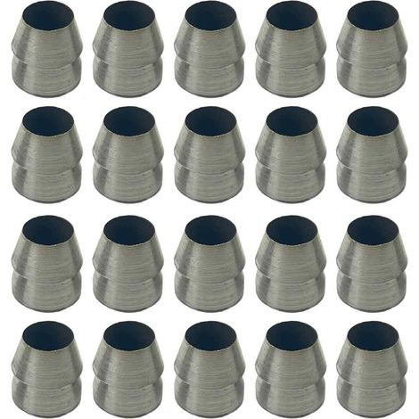 20pcs Coin de manche, Acier, Diamètre 8mm, Pour hache et marteau, Renforcement d'outils(Troisième trimestre : août) (1/5)