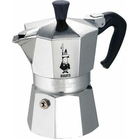 Caffettiera caffè espresso moka in alluminio 3 tazze bialetti