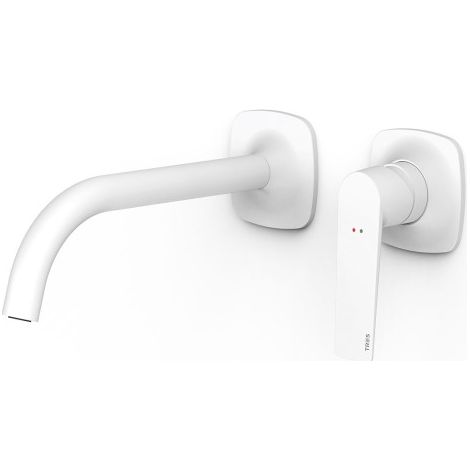 Pièce apparente pour élément encastré de lavabo Loft Blanc mat - TRES 22230002BM