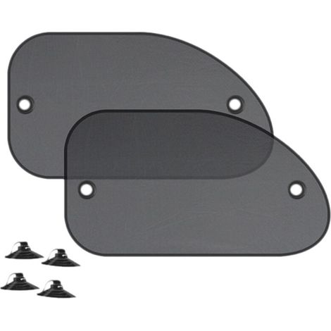 2 PièCes SéRies Taille Universelle 25.59X14.96 Pouces Pare-Soleil de Voiture pour FenêTre LatéRale avec Ventouses Enfants et Animaux Compagnie (1/4)