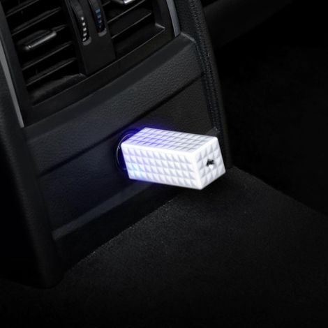 Purificateur d'air de voiture, diffuseur de parfum ionique, élimine les odeurs de fumée et d'animaux. (1/5)