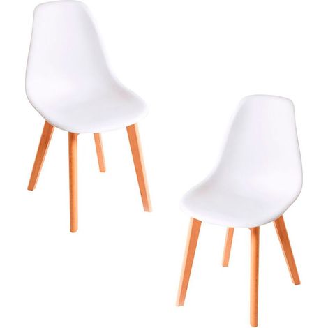 Packs Sillas Comedor - Pack 2 Sillas Kelen - Blanco (1/5)