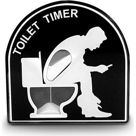 5 Minutes Toilette Sablier de l'heure Ambiance Outils Décompression Décoration Sablier Decor De Bureau Salle De Bain Cadeaux Drôles pour Hommes Mari Papa Fête des Pères (1/5)