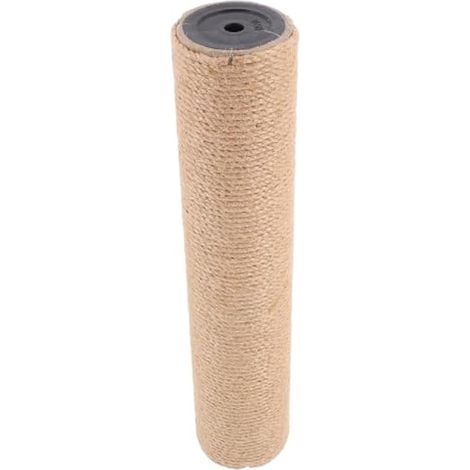 Griffoir de rechange en jute naturelle pour arbre à chat d'intérieur - Pièces de rechange pour chaton, corde de chanvre, perchoir d'escalade (1/5)