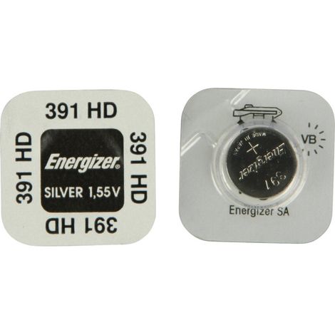 Energizer Knopfzelle 391 1.55 V 1 St. 60 mAh Silberoxid E001093907 (1/2)