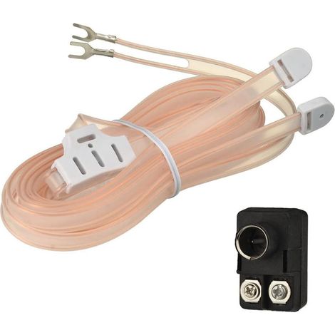 1 kit antenne fm, dipôle intérieur 1.6m, connecteur f mâle, transformateur 300-75 ohm, pour récepteur stéréo (1/5)