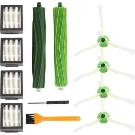 Set da 12 pezzi per iRobot Roomba I7 E5 E6 I3: spazzola rotante, spazzola laterale, filtro, accessori per la pulizia (1/5)