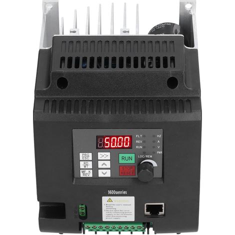 Variateur de fréquence NFLIXIN VFD 5,5kW, onduleur vectoriel triphasé 380V, convertisseur de vitesse industriel, entrée/sortie 3 phases, contrôle moteur précis, boîtier robuste. (1/5)