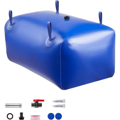 Mophorn Sacca di Stoccaggio dell'Acqua, Capacità 240 L, Contenitore Portatile per Acqua Potabile, Serbatoio di Emergenza in PVC Resistente e Impermeabile per Camper