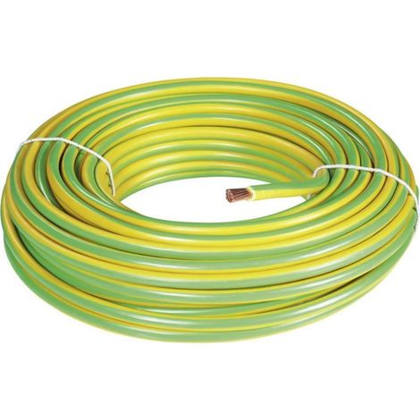 PVC-Aderleitung H07V-K 16 - 10 Meter, grün/gelb Aderleitung