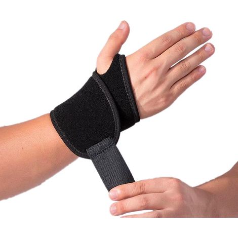 Juego de 2 muñequeras ajustables, para síndrome del túnel carpiano, artritis, tendinitis, deportes, mano derecha/izquierda (1/4)