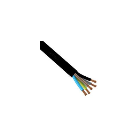 Câble souple multibrins 5G1,5 mm² – 5 fils pour applications industrielles – Gaine PVC noire – Vendu au mètre - RNF5G1 (1/3)
