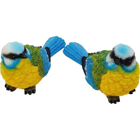 Figurendiscounter Vogel Dekofigur 6x5x10,5cm Figur Polyresin Wetterfest