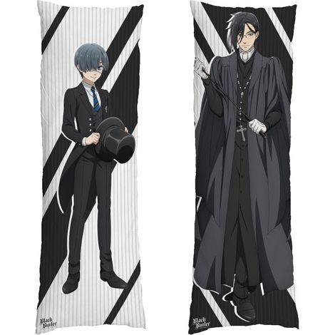 BLACK BUTLER TAIE D'OREILLER DAKIMAKURA SEBASTIAN & CIEL 150 X 50 CM SAKAMI MERCHANDISE