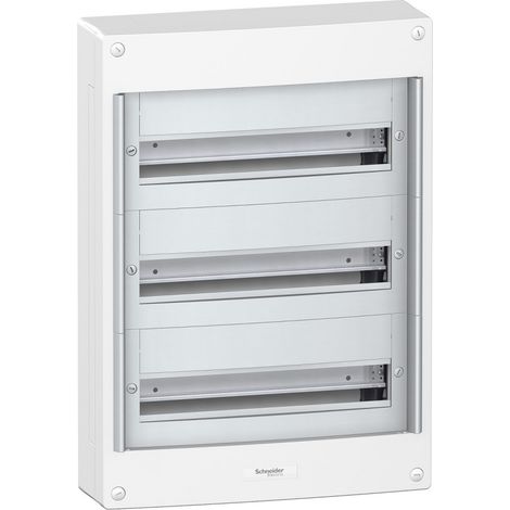 coffret saillie Pragma 3 rangées 18 modules (1/2)