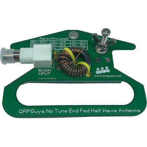 Antenne demi-onde portable non accordée de 50 ohms, alimentée en bout - Produit fini
