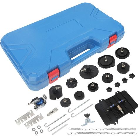 Kit de Purge de Frein 12 pièces, Adaptateur de Purge de Frein avec connecteur Rapide et kit d'adaptateur de maître-Cylindre (1/5)