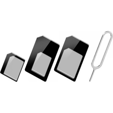 GOOBAY Adattatore scheda SIM (3 in 1) nano-SIM, Micro-SIM e SIM (1/3)