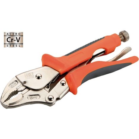 PINCE GRIP ALYCO ORANGE B/COURBÉE AVEC COUPE 175 MM