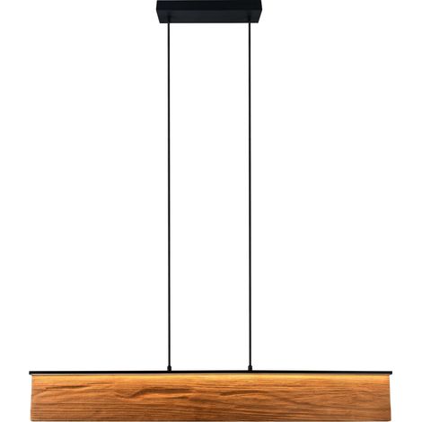 Suspension, Suspension bois KALEA led intégrée Marron en Wood, TRIO (1/5)