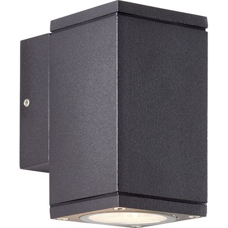 BRILLIANT Applique d'extérieur Hally argent 1x PAR51, GU10, 18W, adapté aux lampes à réflecteur (non incluses) (1/4)