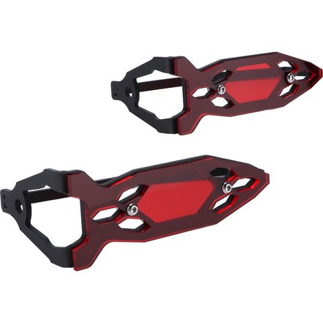 2 Protections d'ampoules clignotantes moto, pièces de rechange pour R1200GS R1250GS ADV, avant rouges (1/5)