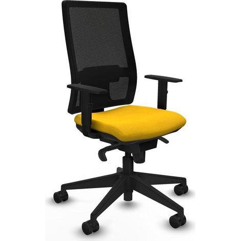 Piqueras et Crespo Horna Chaise Bureau Ergonomique Jaune (1/3)