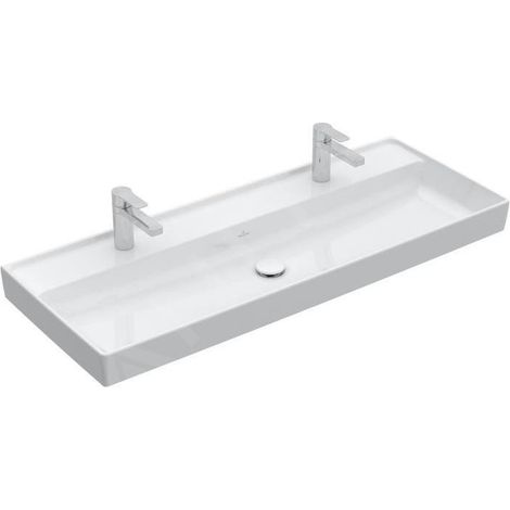 Villeroy & Boch Collaro lavabo armoire, 2 trous pour robinet, (1/5)