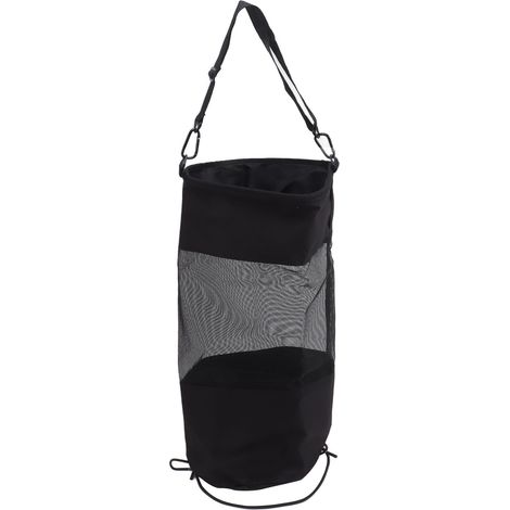 Sac poubelle bateau forme cylindrique grande capacité étanche pliable conteneur déchets bateau pour maison camping voiture (1/5)