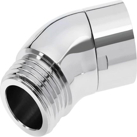 135 Degree Shower Arm Elbow Adapter, Handhold Shower Head Elbow Adapter,Chrome (1/5)