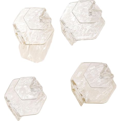 CCYKXA 4-teiliges platzsparendes Kleiderbügel-Verbinder-Set, stabile, stapelbare Kunststoffhaken zur optimalen Organisation Ihrer Garderobe