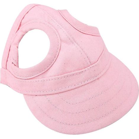 (m-rose)chien Chapeau De Sport Chat Casquette De Baseball Pour Animaux De Compagnie Extrieur De Sunbonnet La Mode Chapeau De Soleil Rglable Rayur (1/5)