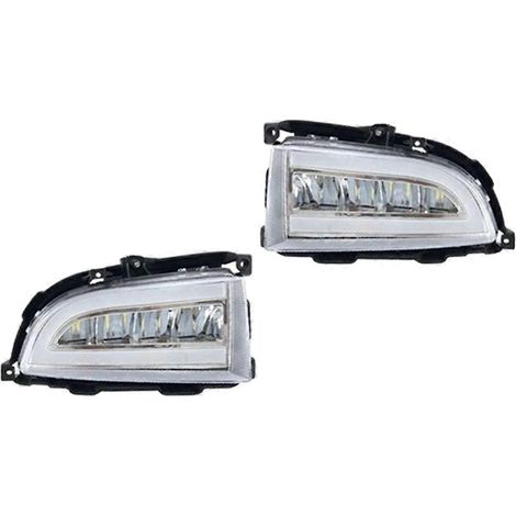 LED 12V Daytime course à pied lampe blanc jaune Turn Signal pare-chocs avant Phare antibrouillard lampe pour Mitsubishi Lancer 2004-2006 (1/5)