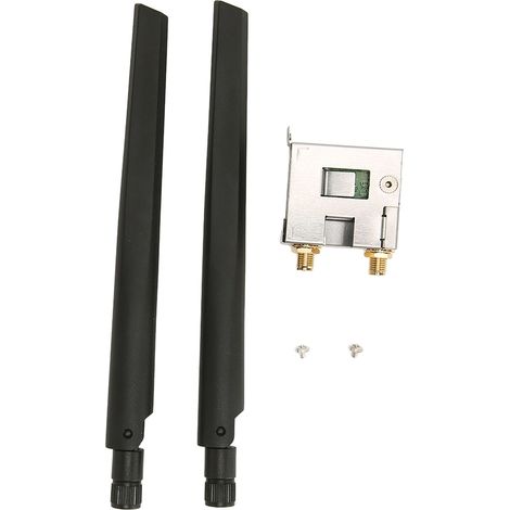 Adaptateur WiFi Sans Fil 5374Mbps 2.4G 5G 6G M.2 NGFF Triple Bande, Plug and Play Carte Réseau (1/5)