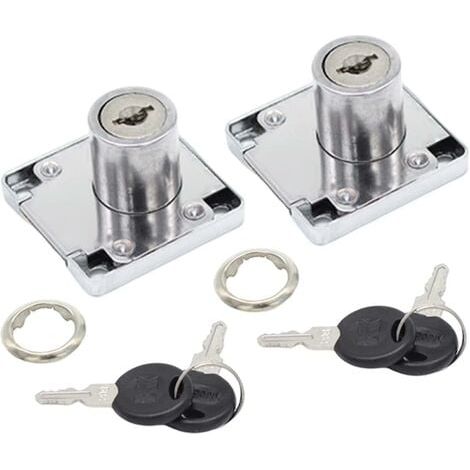 Furniture lock, surface mount lock with key, cabinet lock, cabinet lock, cylinder lock, furniture lock, surface mount lock with key set for cabinet, mailbox (1/4)