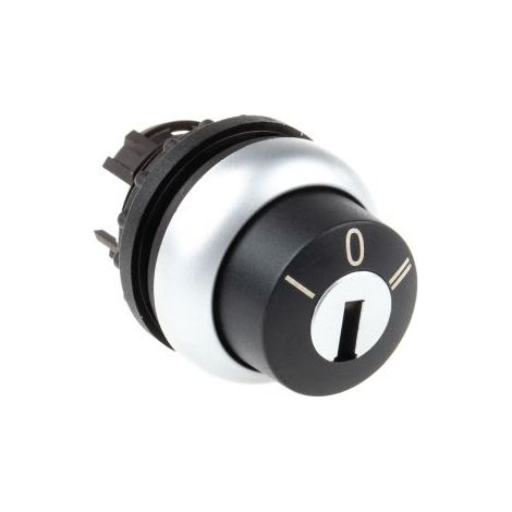 Tête de commutateur à clé 3 positions – A verrouillage – IP66 – Pour découpe 22mm – Série Eaton Moeller