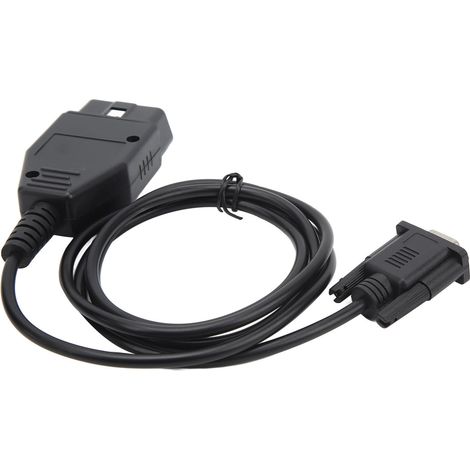 Câble Diagnostic OBD II 16 Broches Mâle Compatible KW1281 KW2000 pour Audi A2 A3 A4 Cabriolet A6 A8 S2 S3 TT (1/5)