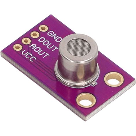 Capteur de gaz précis 5V pour mesure qualité air, détection formaldéhyde et benzène, module de surveillance environnementale (1/5)
