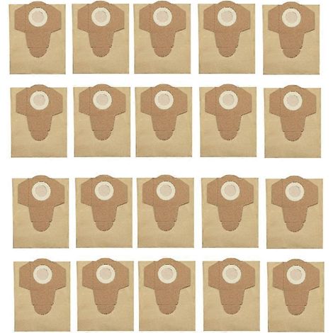 20 20l Paper sac poussière pour Einhell BT-VC 1250S/INOX 1250S aspirateur eau et poussière nettoyeur Garbage sac (1/5)